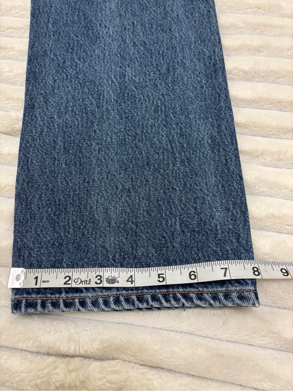 Agolde 90s mid rise jeans 100% cotton sz 26 - Picture 11 of 12